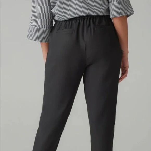 Vetta Capsule Tencel Tapered Pants Pull-On Purple Medium Pockets Comfortable - Picture 12 of 14